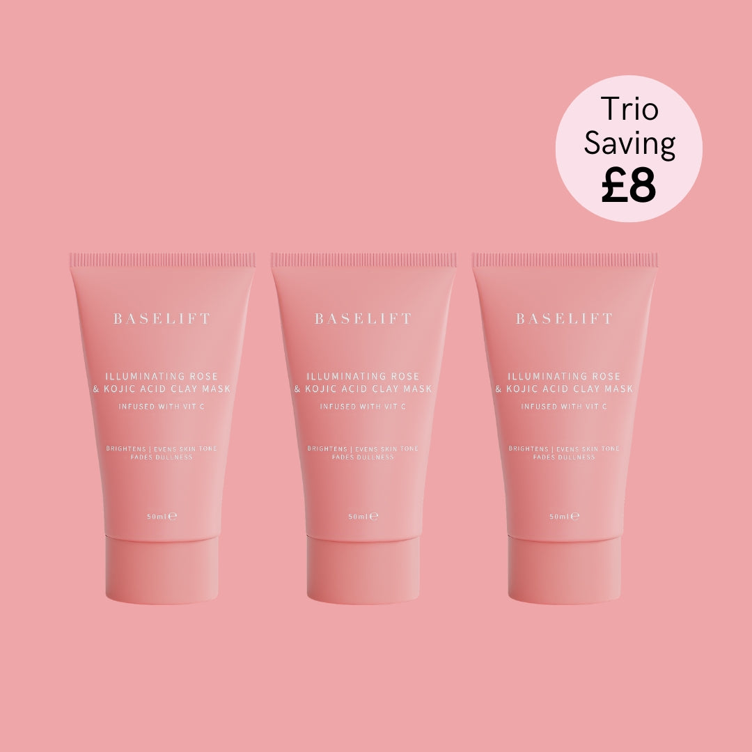 Trio Illuminating Rose & Kojic Acid Clay Mask | 50ml