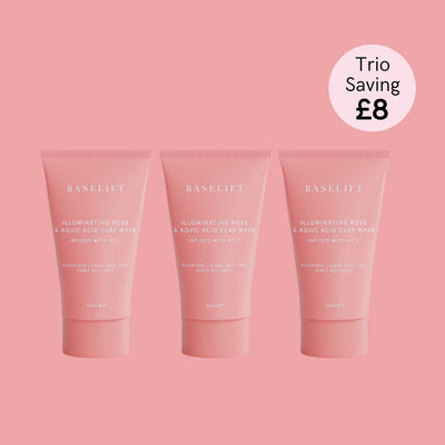 Trio Illuminating Rose & Kojic Acid Clay Mask | 50ml